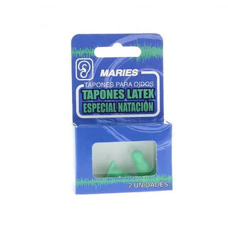 Tapones antiolor de látex Maries para piscina, 2 piezas 
