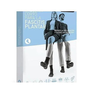 Small black short sock Medilast for plantar fasciitis 