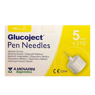 Menarini Jehla na inzulín Glucoject 31 g x 5mm 100U — Jehla na inzulín