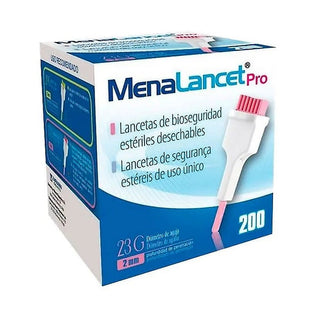 Menarini Menalancet Pro 23 g 200 Lancette — מחטים