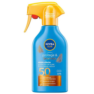 Nivea Sprej na opalování Protect & Bronze SPF50 270ml — Sprej na opalování