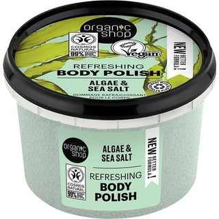 Organic Shop Refreshing body scrub with Atlantic seaweed 1 unit 