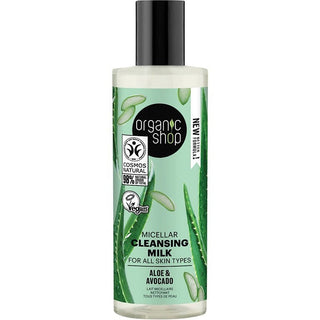 Micellar cleansing milk with aloe Organic Shop 150 ml 