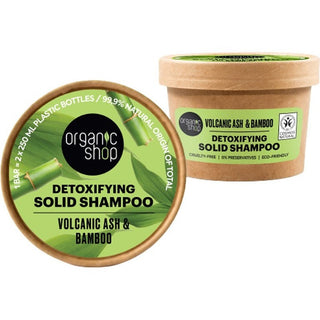 Organic Shop Шампунь Твердый Вулканический Пепел Детокс 60 г — Твердый шампунь
