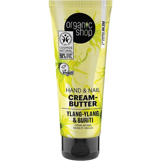 Organic Shop Ylang-Ylang Hand and Nail Cream-Butter 75ml 