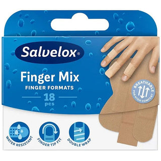 Pflaster Salvelox Finger Mix 18 Stück 