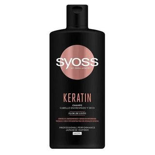 Syoss Shampoo alla cheratina per capelli crespi e secchi 440ml — Shampoo