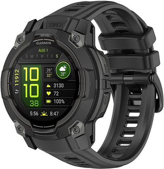 4wrist Cinturino Silicone Garmin Instinct 3 Solar 45 Mm Nero — Cinturino smartwatch