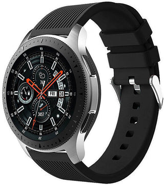 4Wrist Cinturino Silicone Samsung Galaxy Watch 20 mm Nero — Cinturino smartwatch