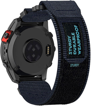 4Wrist Cinturino Velcro Garmin 22 mm Blu — Cinturino smartwatch