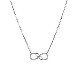 Again Jewelry Popular Infinity Necklace in Silver Ajna0032 