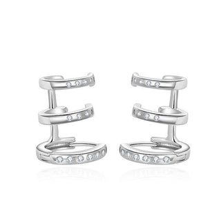 Agato Orecchini Argento Moda Zirconi AGUC3378 — Orecchini