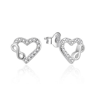 Agato Orecchini Cuori Infinito Argento AGT-E230PW — Orecchini