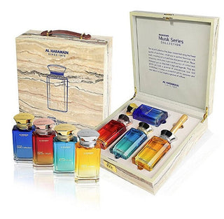 Al haramain Musk Collection 4x100ml + Flakon uzupełniający — Woda perfumowana