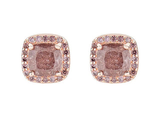 Amen Orecchini Placcati Oro Con Zirconi Lady ECRQRBRBRZ — Orecchini