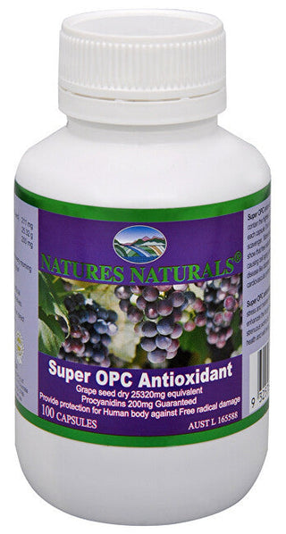 Australian Remedy Super Opc Antioxidant Grape Seed Extract 100 Capsules 