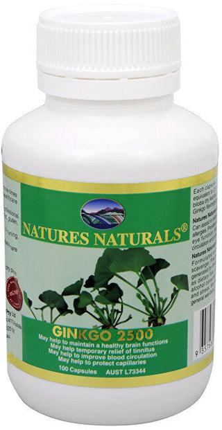 Australian Remedy Ginkgo 2500 Mg 100 kapsułek — Suplement diety
