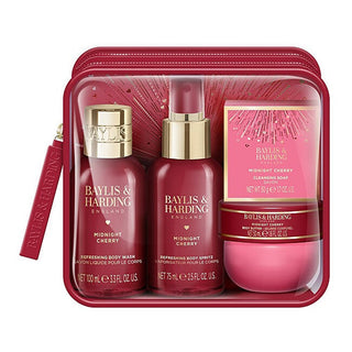 Baylis & Harding Coffret Cadeau Midnight Cherry Format 4 Pièces 