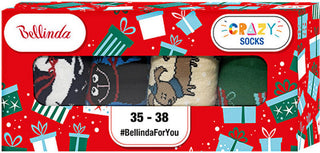 Bellinda Confezione Regalo Crazy Socks Box Taglia 35-38 — Set e Cofanetti