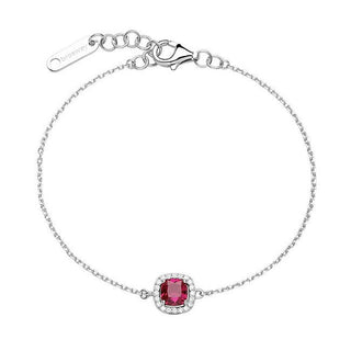 Brosway Coördinerende Armband in Zilver met Cubic Zirconia Fancy Passion Ruby Ffb130 — Armband