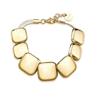 Brosway Bracciale Da Donna Di Design In Acciaio Placcato Oro Muse Bue12 — Bracciale