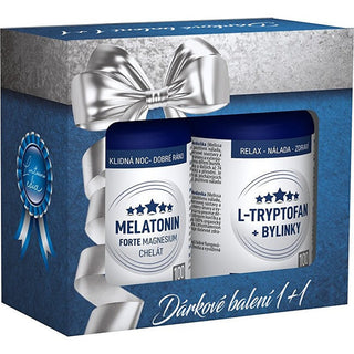 Clinical Melatonin Forte Magnesium Chelate 100 Tablets + L-Tryptophan, Herbs 100 Tablets 