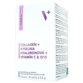 Clinical Collagene + Acido Ialuronico + Vitamina C + Q10 30 saszetek x 8,8 g — Suplement Diety