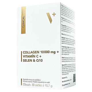 Clinical Collagene 10000 mg + Vitamina C + Selenio + Q10 30 Bustine x 10,7 g — Integratore