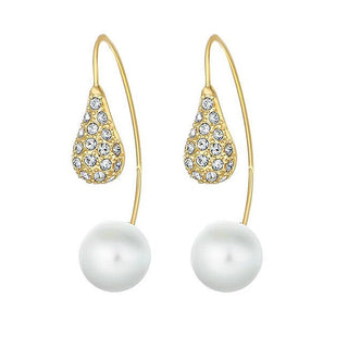 Crystalp LuxePearl Cristalli Swarovski e Perla 42369.G — Orecchini