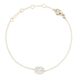 Daniel Wellington Bracelet à chaîne plaqué or Cancer cristal zodiaque Dw00400910 