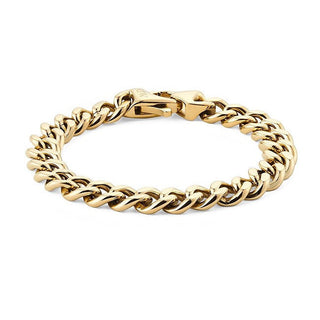 Daniel Wellington Bracciale Ellipse Cuban Chain Placcato Oro Dw0040166 20,5 Cm — Armbånd
