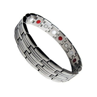 Euro Trade Plus Bracciale Magnetico Multifunzionale Larghezza 13 Mm Argento — Bracciale