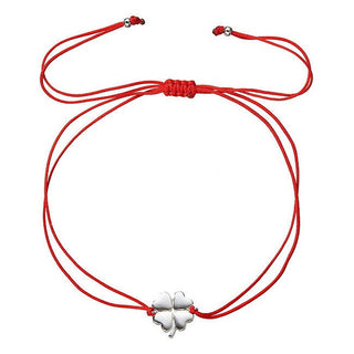 Evolution Group Bracelet Kabbalah Rouge avec Trèfle à quatre feuilles 13047.3 Rouge 