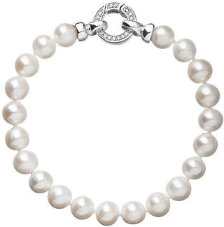 Evolution Group Pavona 23003.1A Argento e Perle — Bracciale