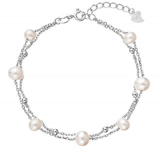 Evolution Group Affascinante Bracciale Doppio Perle di Fiume 23019.1 — Bracciale