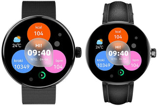 Forever Forevive 5 Sb-365 Nero Set Con Cinturino Ricambio — Smartwatch