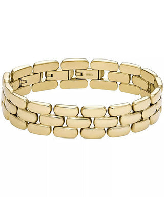 Fossil Bracciale In Acciaio Placcato Oro Arden JF04784710 — Bracciale in acciaio placcato oro
