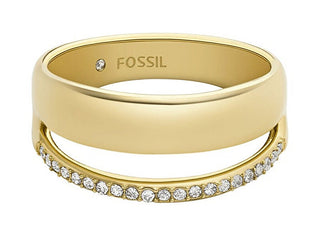 Fossil Anello Oro Zirconi Archival Jof01036710 Circuito 57mm — Ring