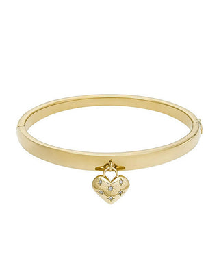 Fossil Bracciale Placcato Oro Con Cuore Sadie Jf04831710 — Bracciale