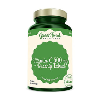 Greenfood Vitamina C Naturale + Estratto Rosa Canina 60 capsule — Integratore