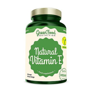 Greenfood Vitamín E Přírodní 90 Kapslí — Doplňěk Stravy