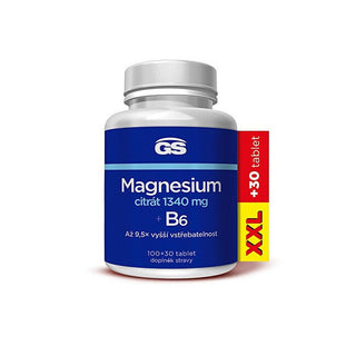 Greenswan Gs Magnesiumcitrat 1340 Mg B6 100 + 30 Tabletten XXL 