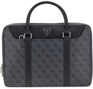 Guess Herren-Laptoptasche hmevzlp3138 grau und schwarz 
