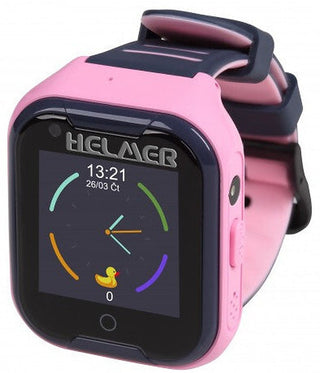 Helmer Lk 709 4G Rosa - Kinderuhr mit GPS-Tracker, Videoanruf, wasserdicht 