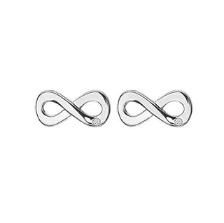 Hot Diamonds Orecchini Infinity Diamond Amulets Argento Diamanti — Orecchini