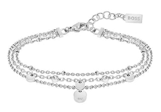 Hugo Boss Bracciale Acciaio Cristalli Iris 1580331 — Bracciale