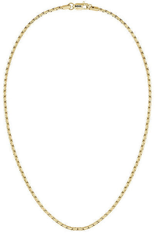 Hugo Boss Evan 1580585 Catena Uomo Acciaio Placcato Oro — Collana
