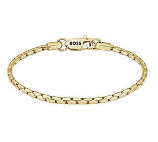 Hugo Boss Bransoletka Pozłacana Evan Mężczyzna Długość 19 cm — Bransoletka