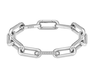 Hugo Boss Bracciale Donna Acciaio Cristalli Halia 1580599 — Bracciale