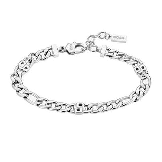 Hugo Boss Elegante Pulsera de Acero Double B 1580634 